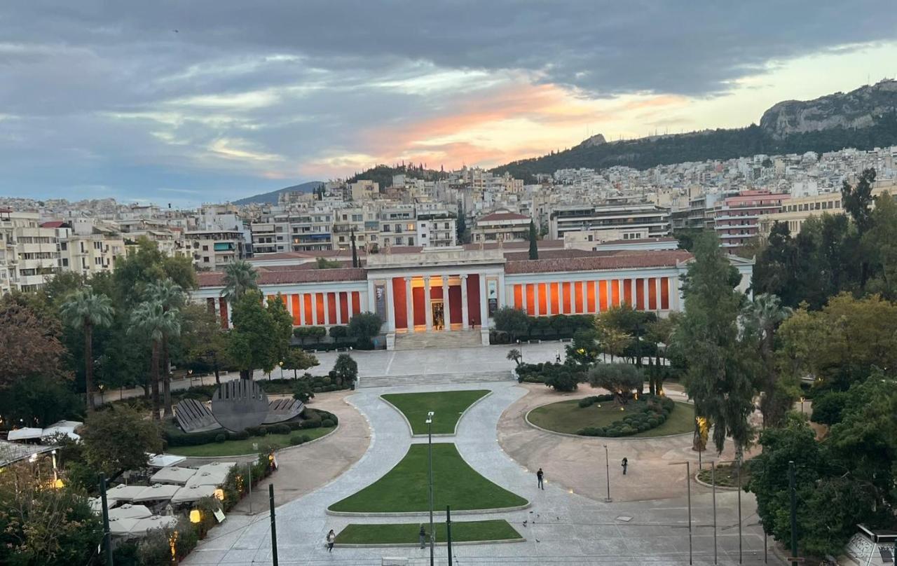 Marnis- View Of The Archeological Museum_ Athens Greece Apartment Bagian luar foto