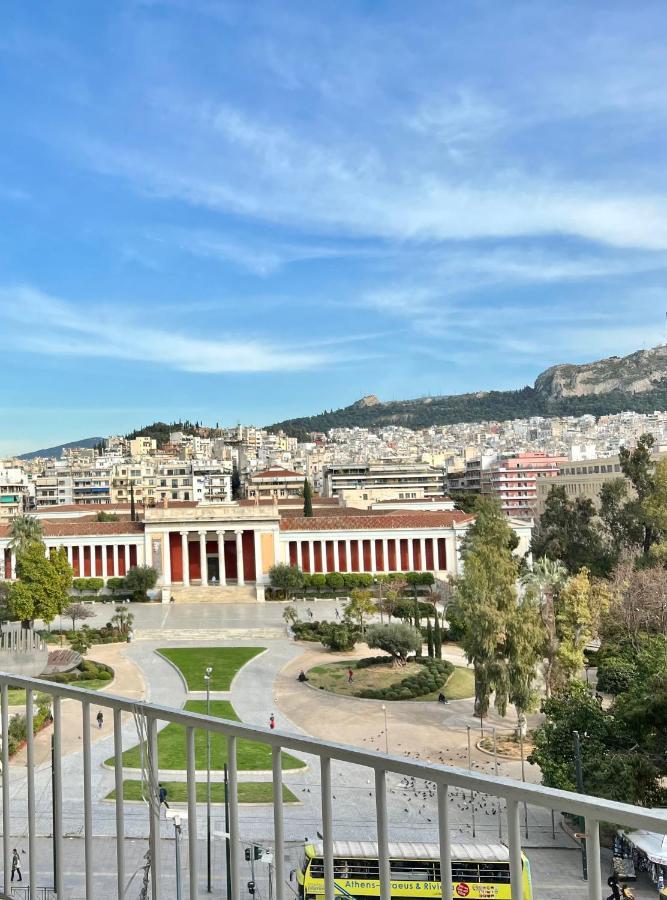 Marnis- View Of The Archeological Museum_ Athens Greece Apartment Bagian luar foto