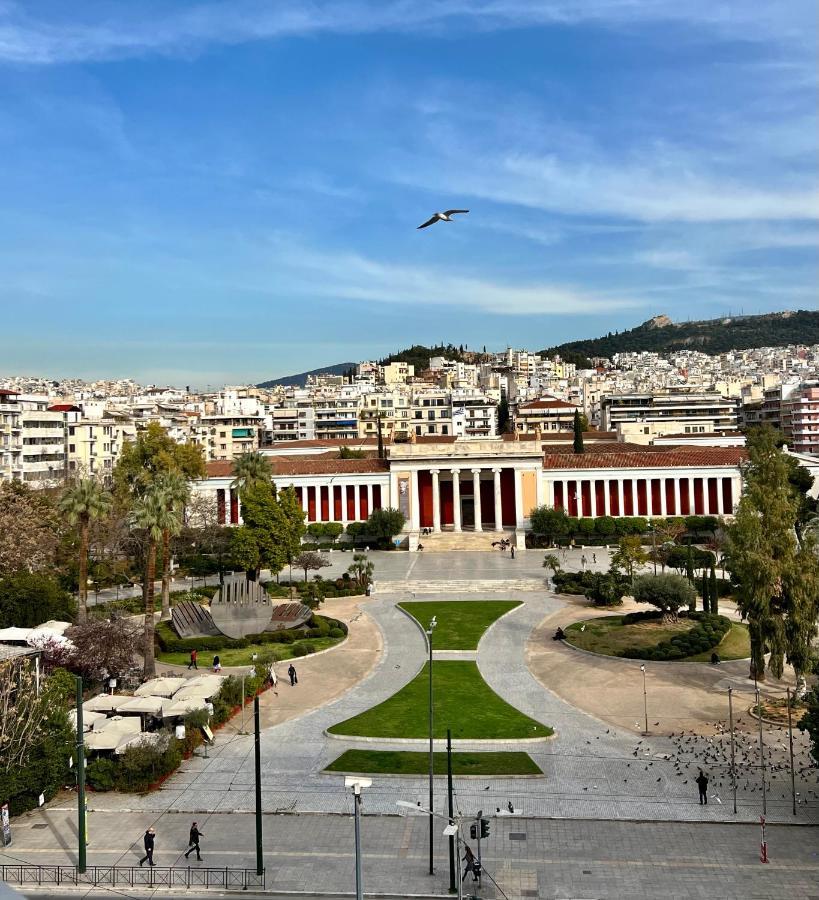 Marnis- View Of The Archeological Museum_ Athens Greece Apartment Bagian luar foto